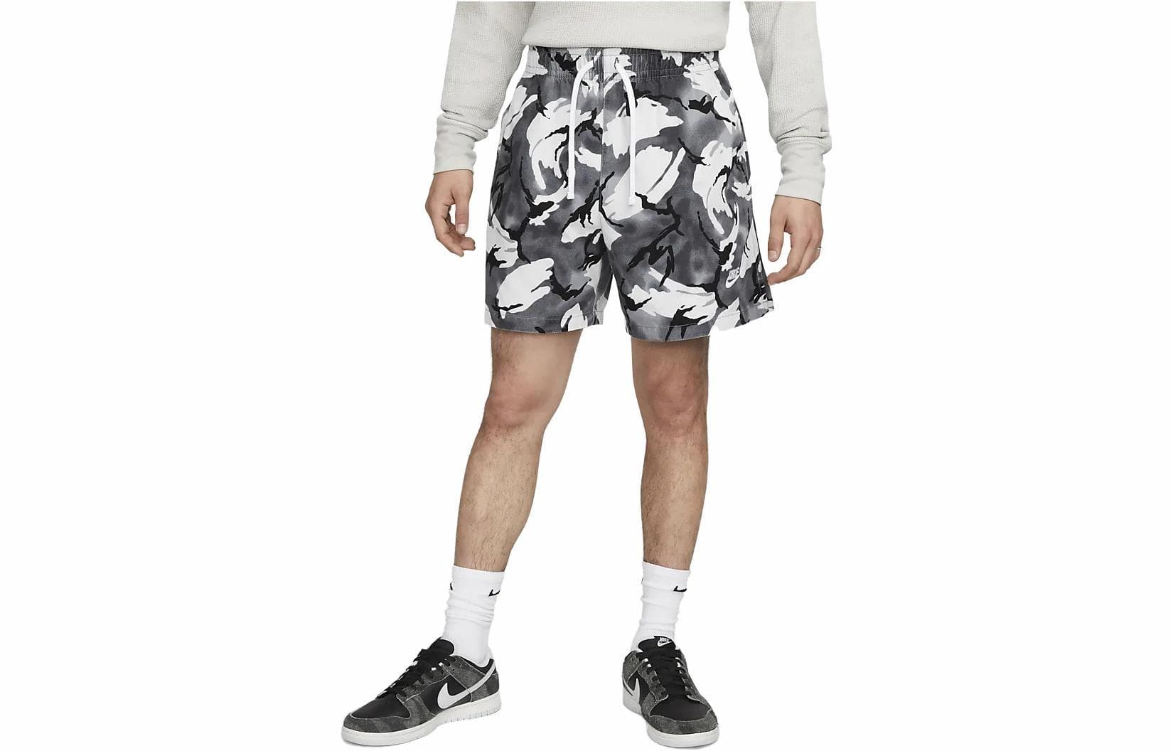 Шорты Nike Club Camo Print Shorts Cold Grey - изображение 1