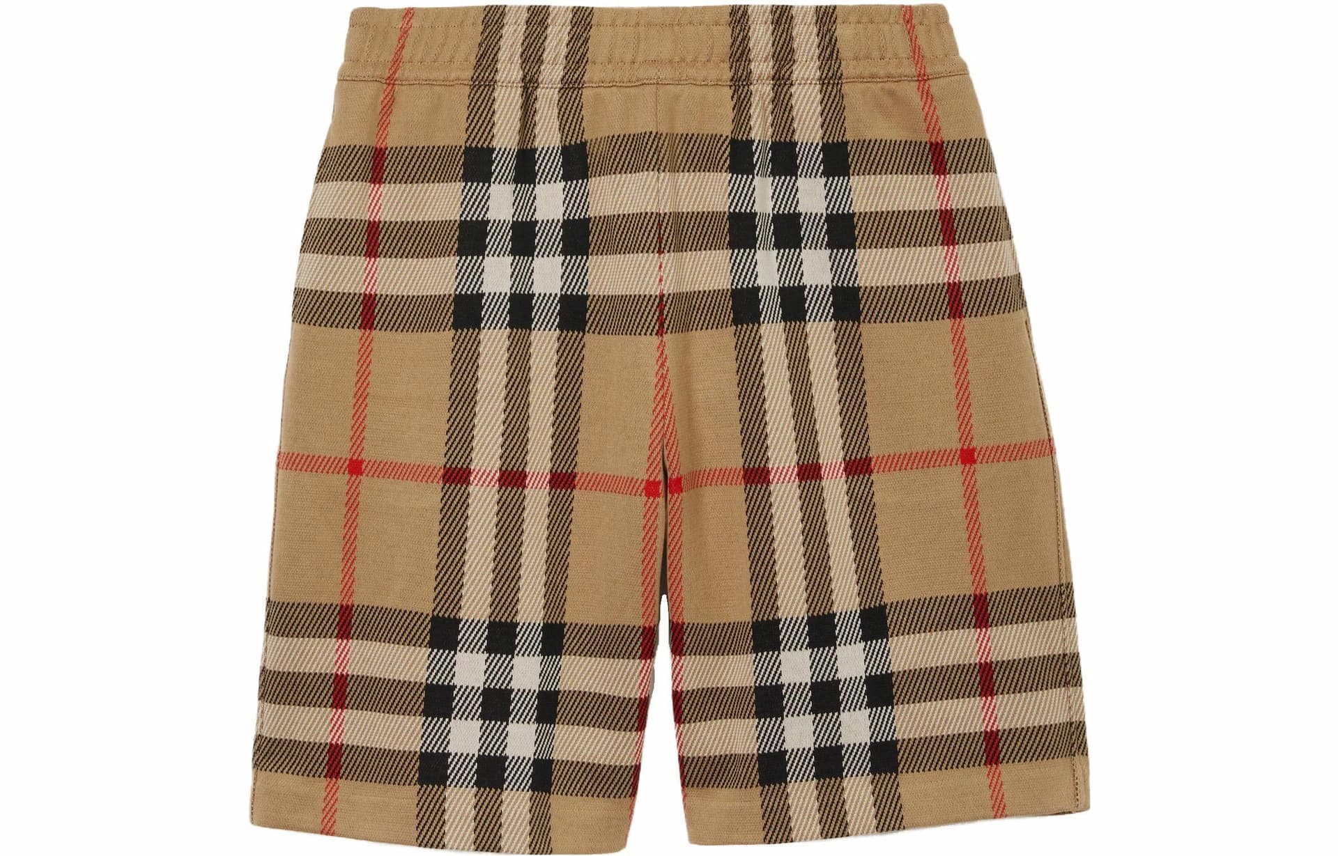 Шорты Burberry SS23 Check Elastic Waist Shorts Khaki - изображение 1