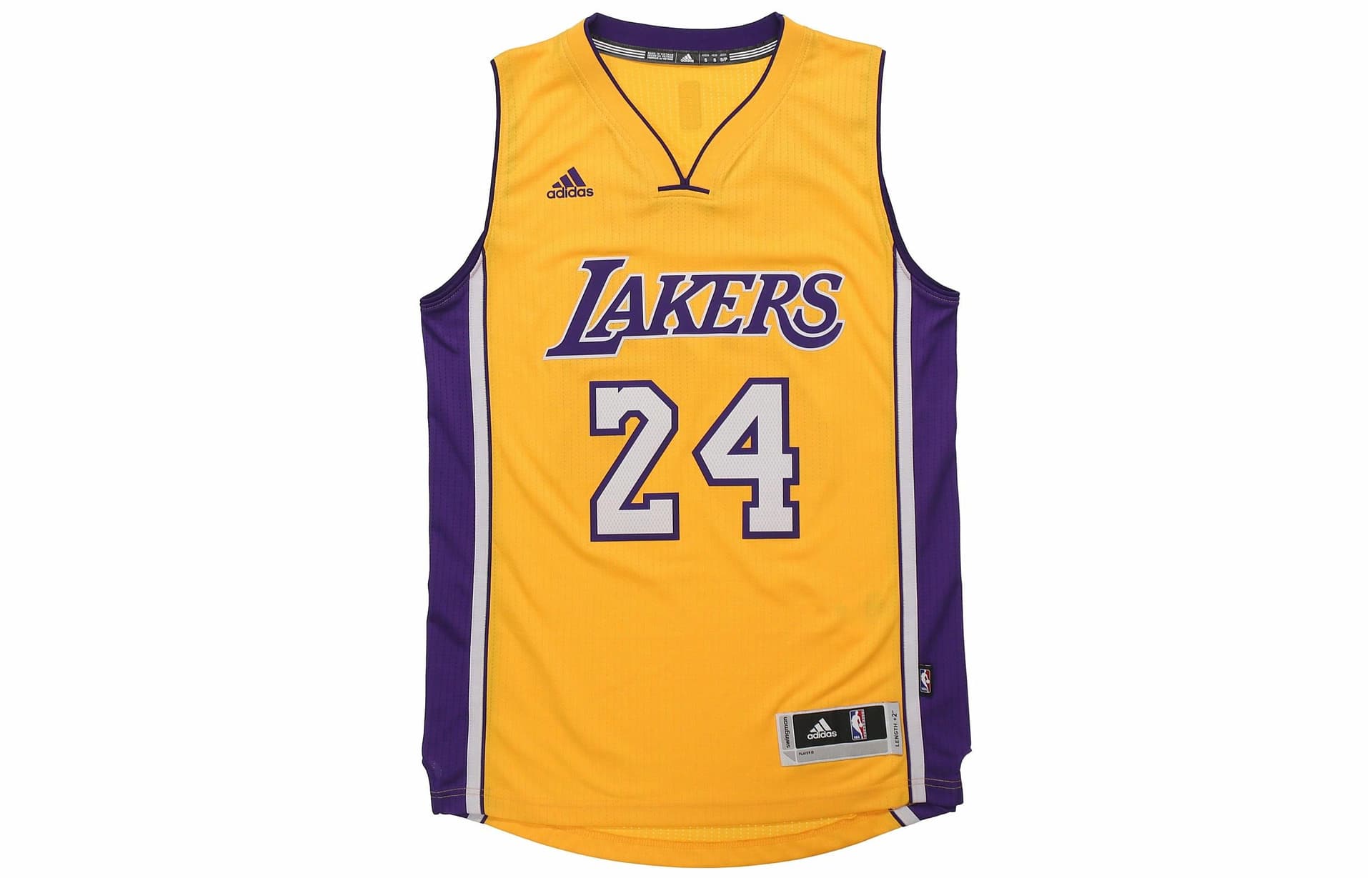 Баскетбольная майка adidas Kobe Bryant Lakers Jersey Yellow - изображение 1