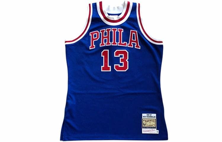 Баскетбольная майка Mitchell Ness NBA AU 66-67 76 13 - изображение 1