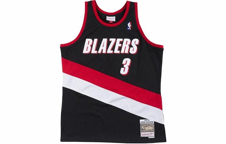 Баскетбольная майка Mitchell & Ness NBA Retro Jersey 99-00 Trail Blazers Stoudamire 3 Black - изображение 1