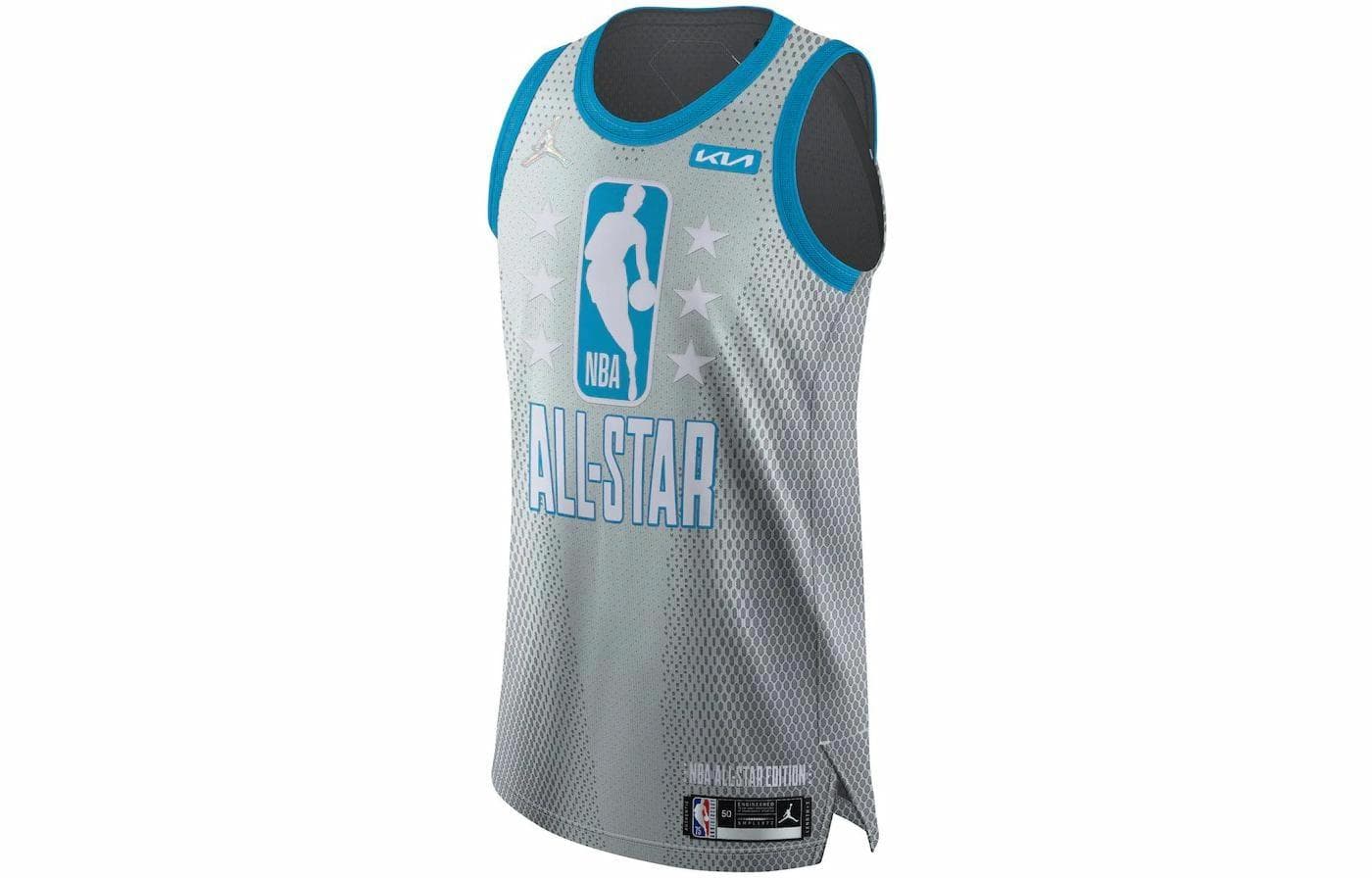 Баскетбольная майка Jordan SS22 All-Star Kevin Durant 7 Gray - изображение 1