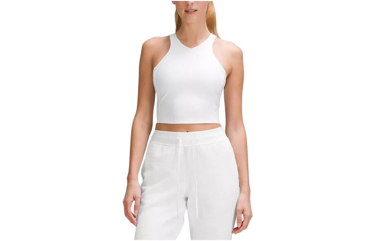 Майка lululemon Cropped V-Neck Tennis Tank Top V - изображение 1