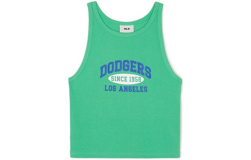 Майка MLB Los Angeles Dodgers Майка Женские Желтый зеленый - изображение 1