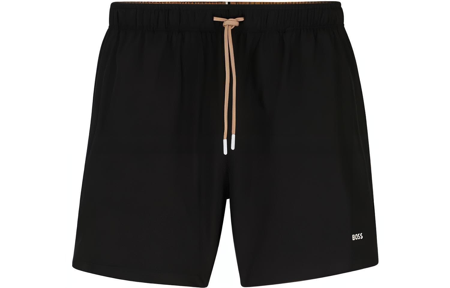 Шорты HUGO BOSS Quick-Drying Swim Shorts With Logo Print Logo - изображение 1