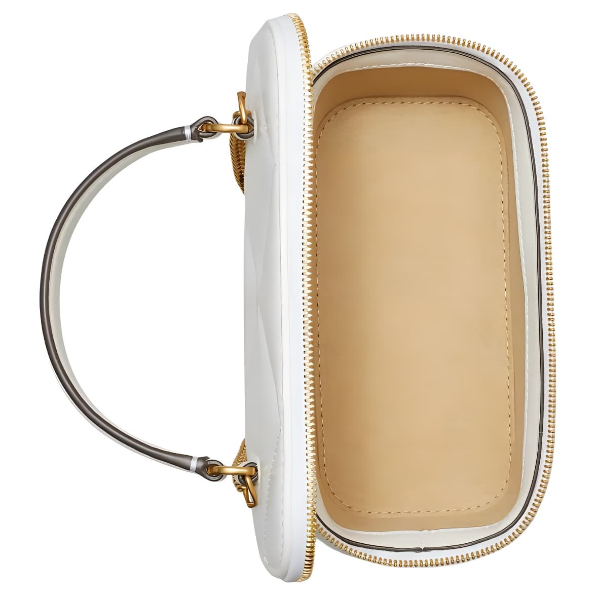 Косметичка Tory Burch Kira (Красный) Коровья кожа Косметичка Стандартная (Стандартная) Женская Белая - изображение 3