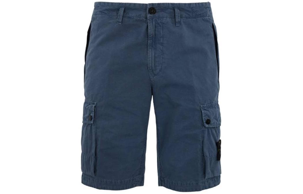 Шорты Stone Island Повседневные шорты Мужские Синие - изображение 1
