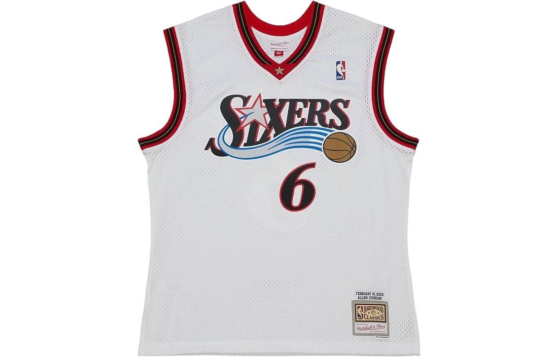 Баскетбольная майка Mitchell Ness SW 76 6 - изображение 1