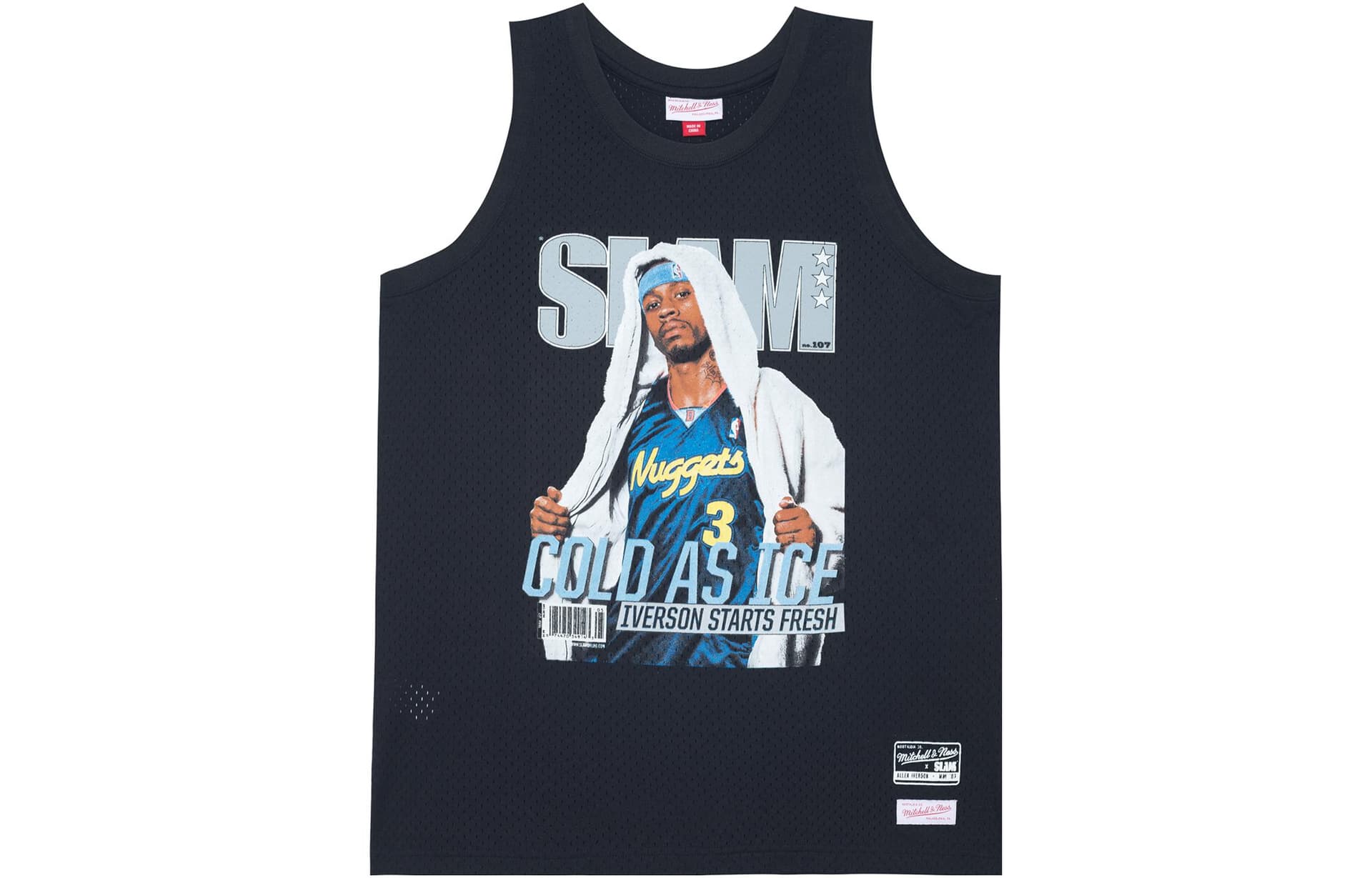 Баскетбольная майка Mitchell & Ness x SLAM Denver Nuggets Basketball Jersey - изображение 1