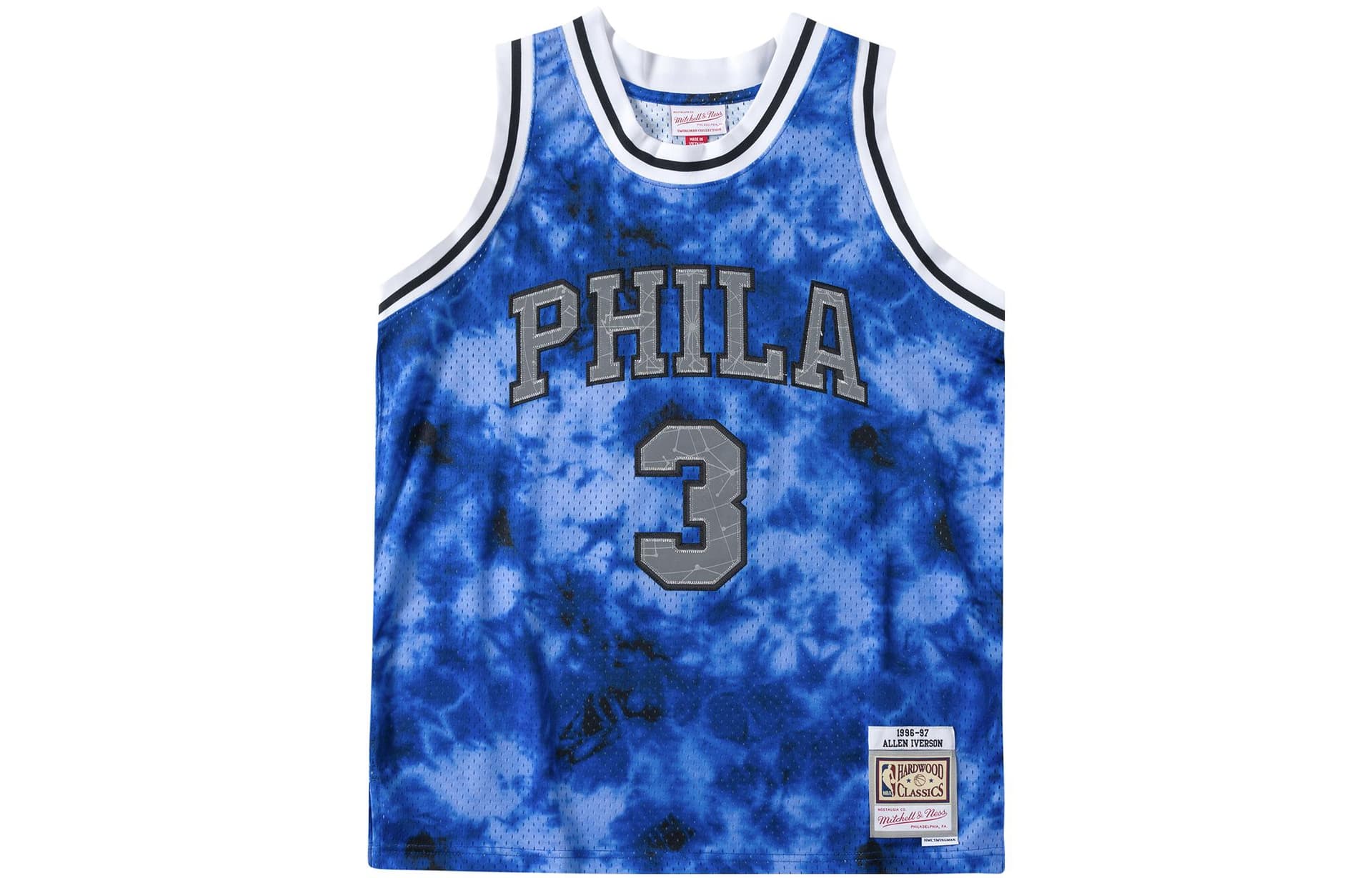 Баскетбольная майка Mitchell Ness NBA SW 96-97 76 3 - изображение 1