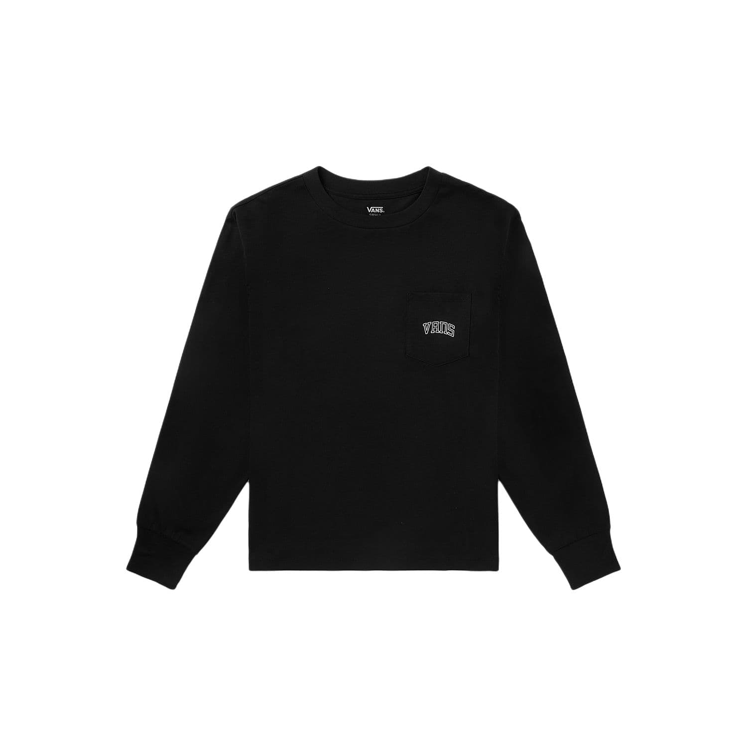 Футболка Vans TEE LS T Рубашка Женская Черная - изображение 1