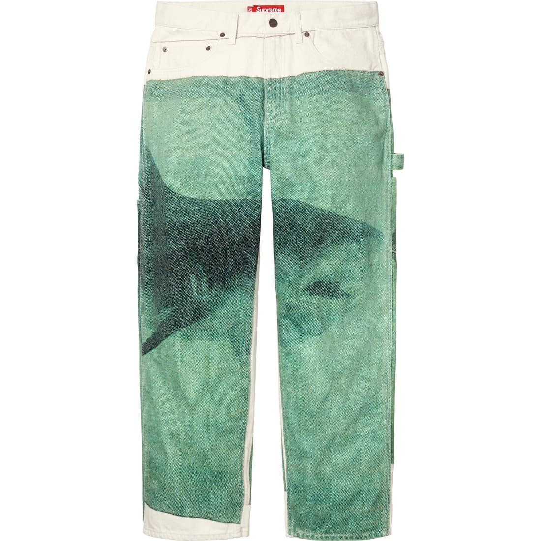 Штаны Supreme Damien Hirst WEEK1 PAINTER Jeans Повседневные штаны Унисекс - изображение 3
