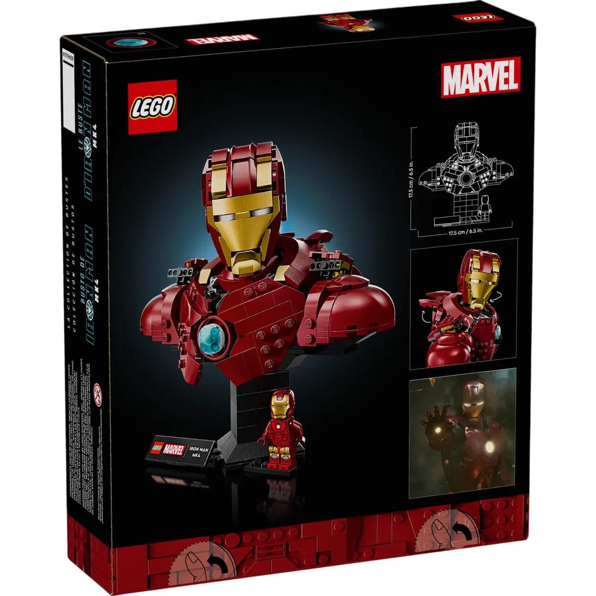 Конструктор LEGO x MARVEL IRON MAN MK4 Конструктор 436 деталей 76327 - изображение 2