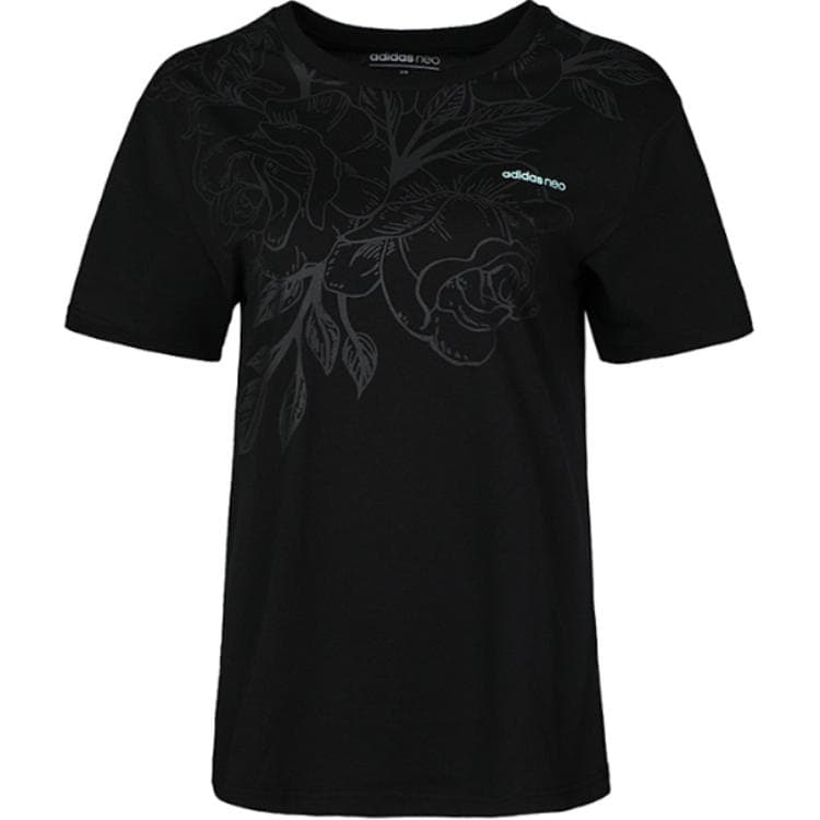 Футболка Adidas Neo T Рубашка Женская Черная - изображение 1