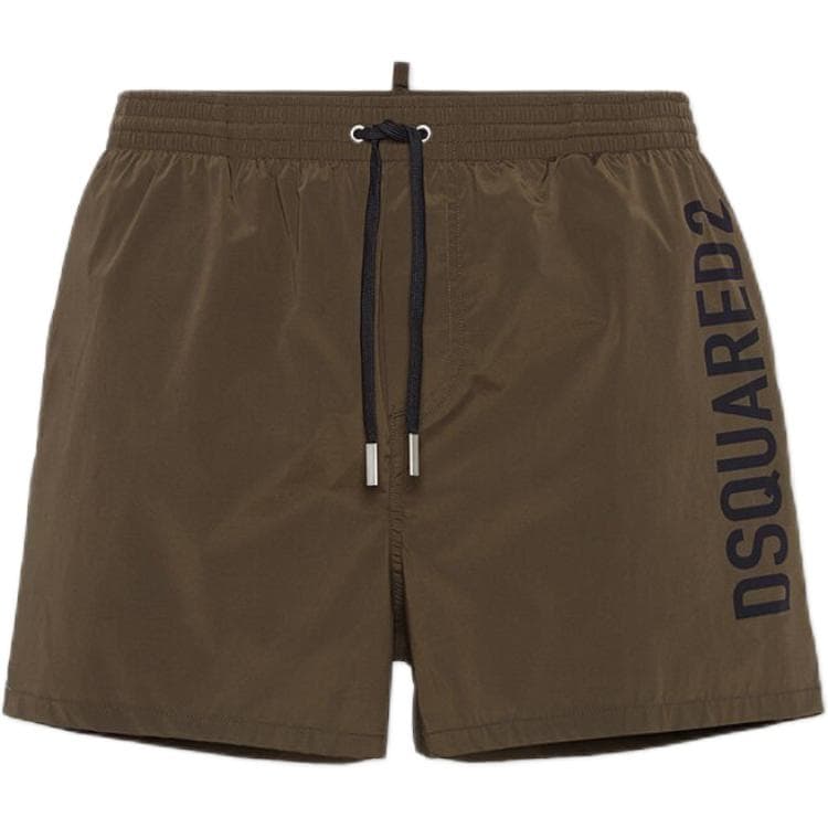 DSQUARED 2 Пляжные шорты Мужские Коричневые - изображение 1