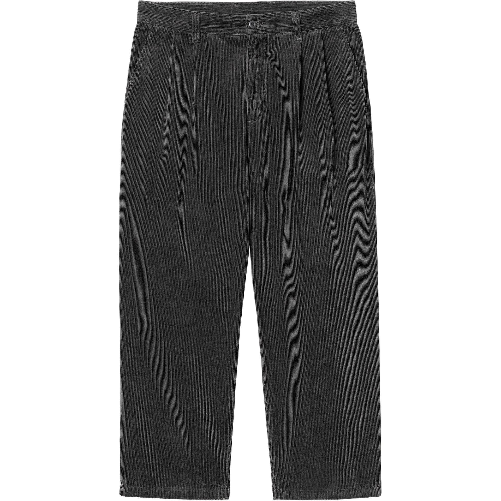 Штаны Carhartt WIP FW24 Эван Брюки Повседневные Брюки Унисекс Черные - изображение 1