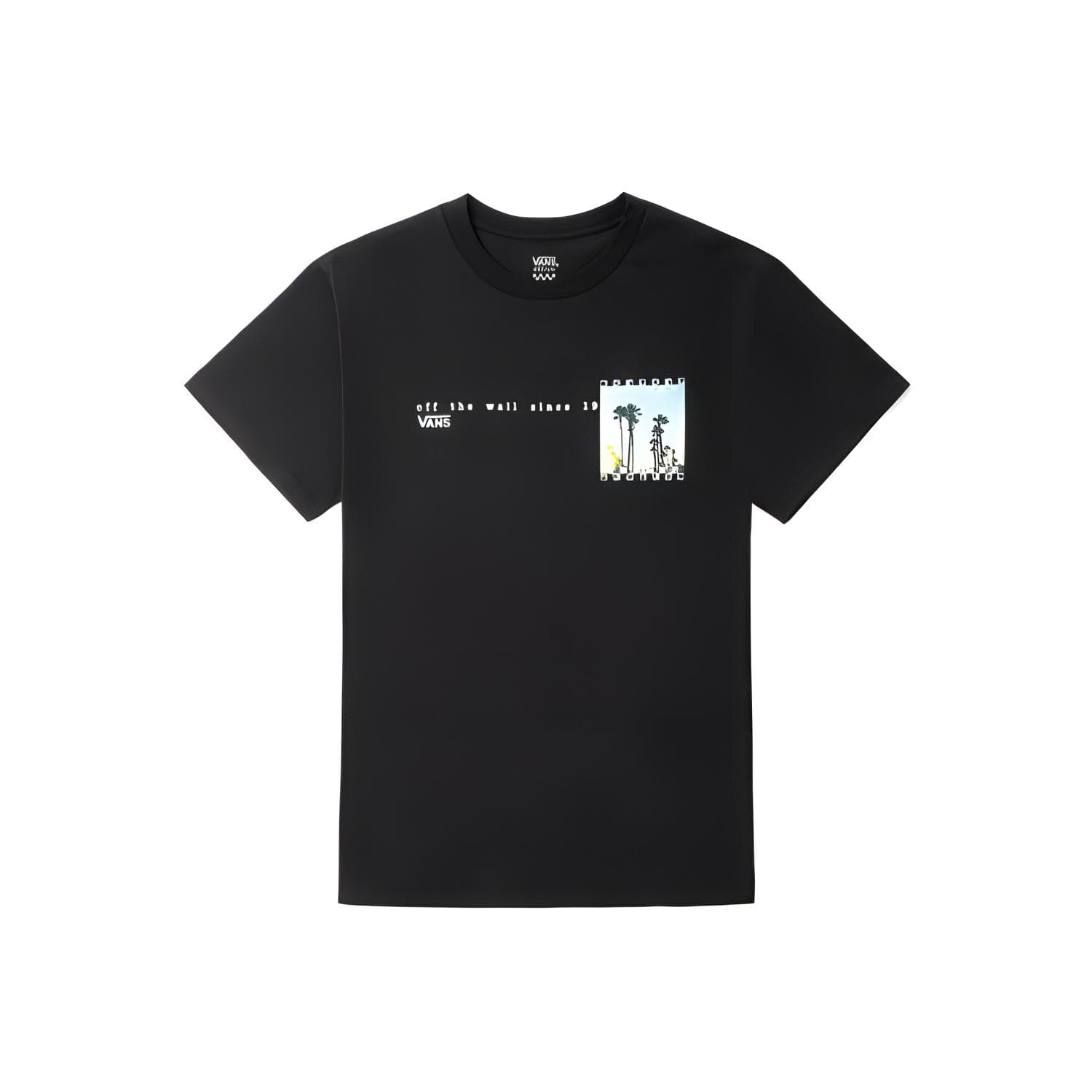 Футболка Vans TEE SS Стандартная (Standard) T-Рубашка Женская Черная - изображение 1