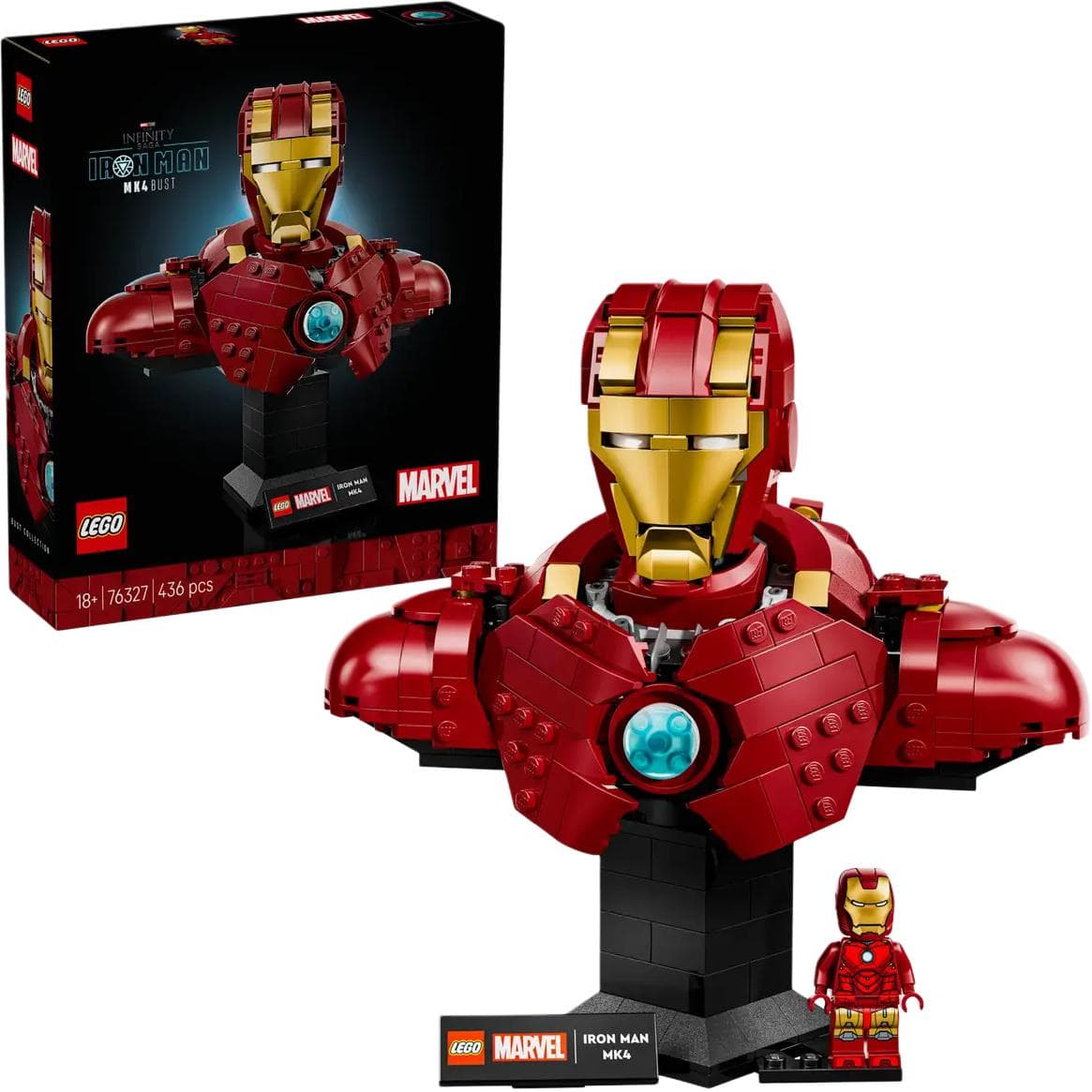 Конструктор LEGO x MARVEL IRON MAN MK4 Конструктор 436 деталей 76327 - изображение 3