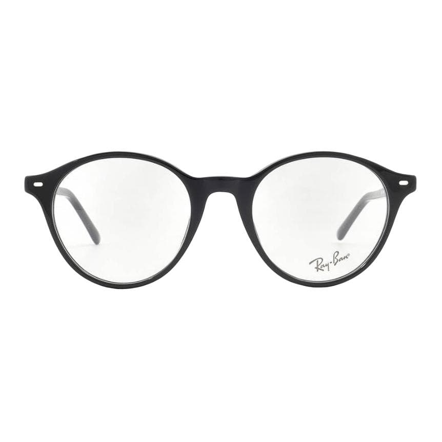 Оправа RayBan Ацетатные круглые оправы для очков унисекс черные - изображение 1