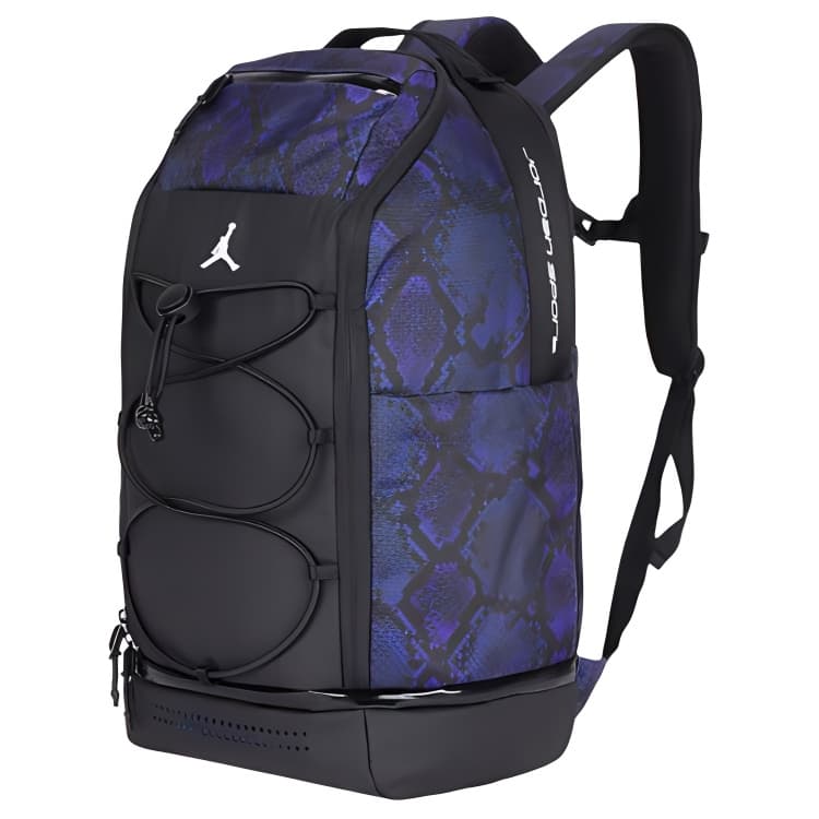 Рюкзак Jordan 32,9L рюкзак унисекс с регулируемыми лямками и застежкой-молнией из оксфорда синий металлик - изображение 2