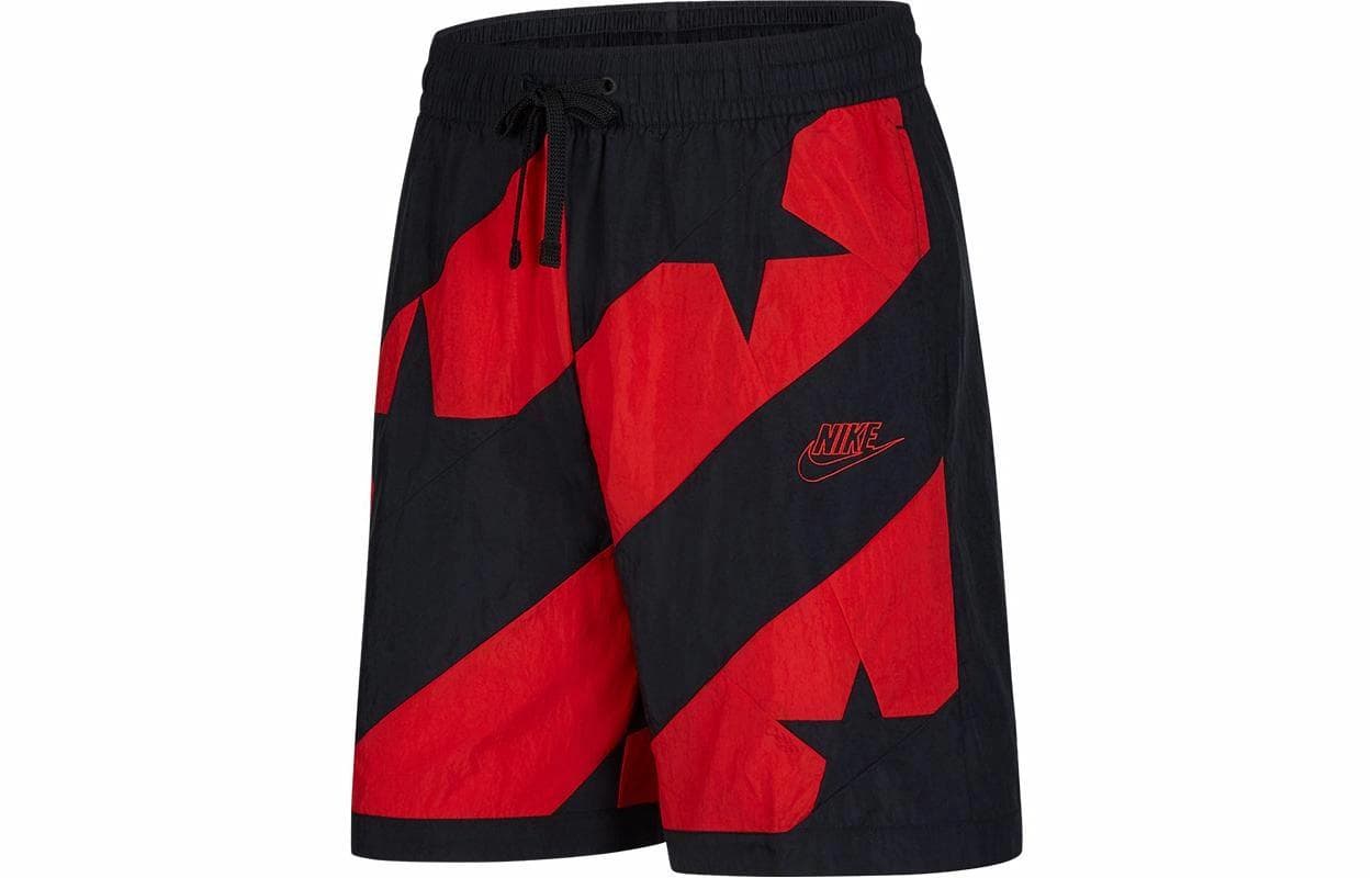 Баскетбольные шорты Nike Basketball Shorts Black Red - изображение 1