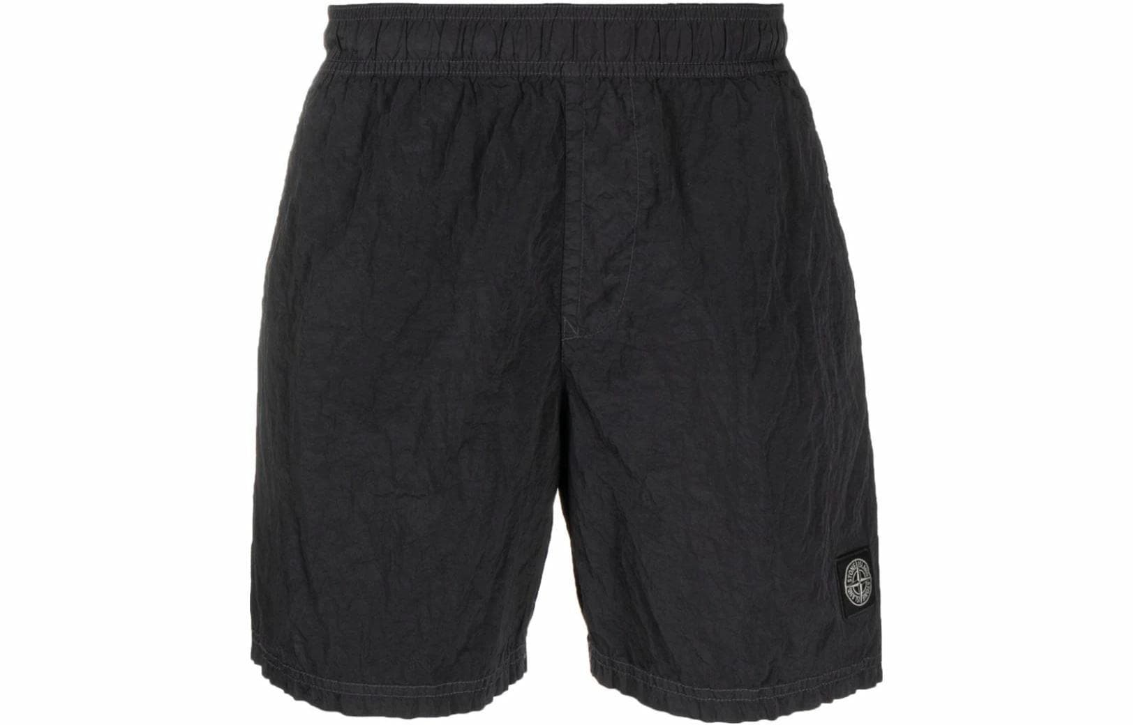 Шорты Stone Island Metal Nylon Logo Shorts Black - изображение 1