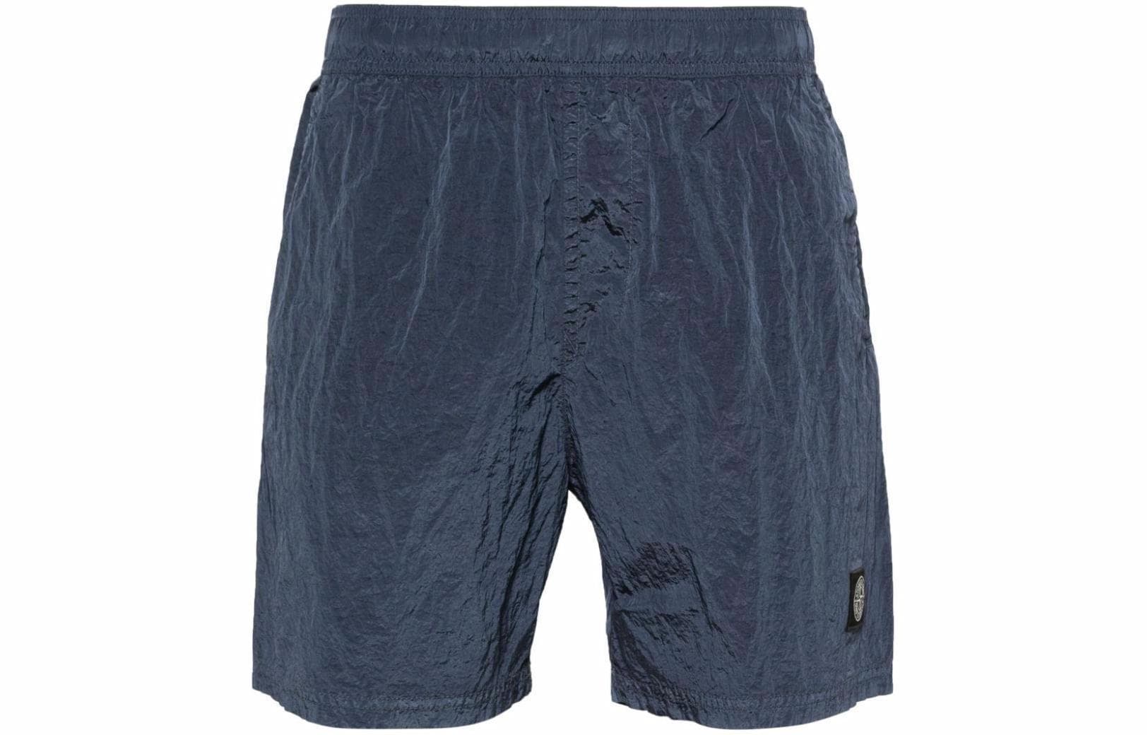 Шорты Stone Island Logo Elastic Waist Shorts Blue - изображение 1