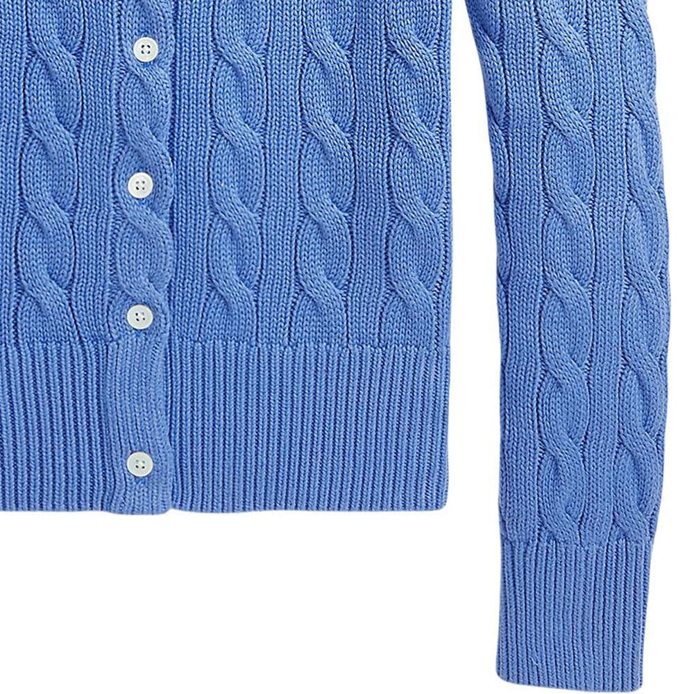 Кофта Polo Ralph Lauren Трикотаж Облегающий Женский Синий - изображение 5