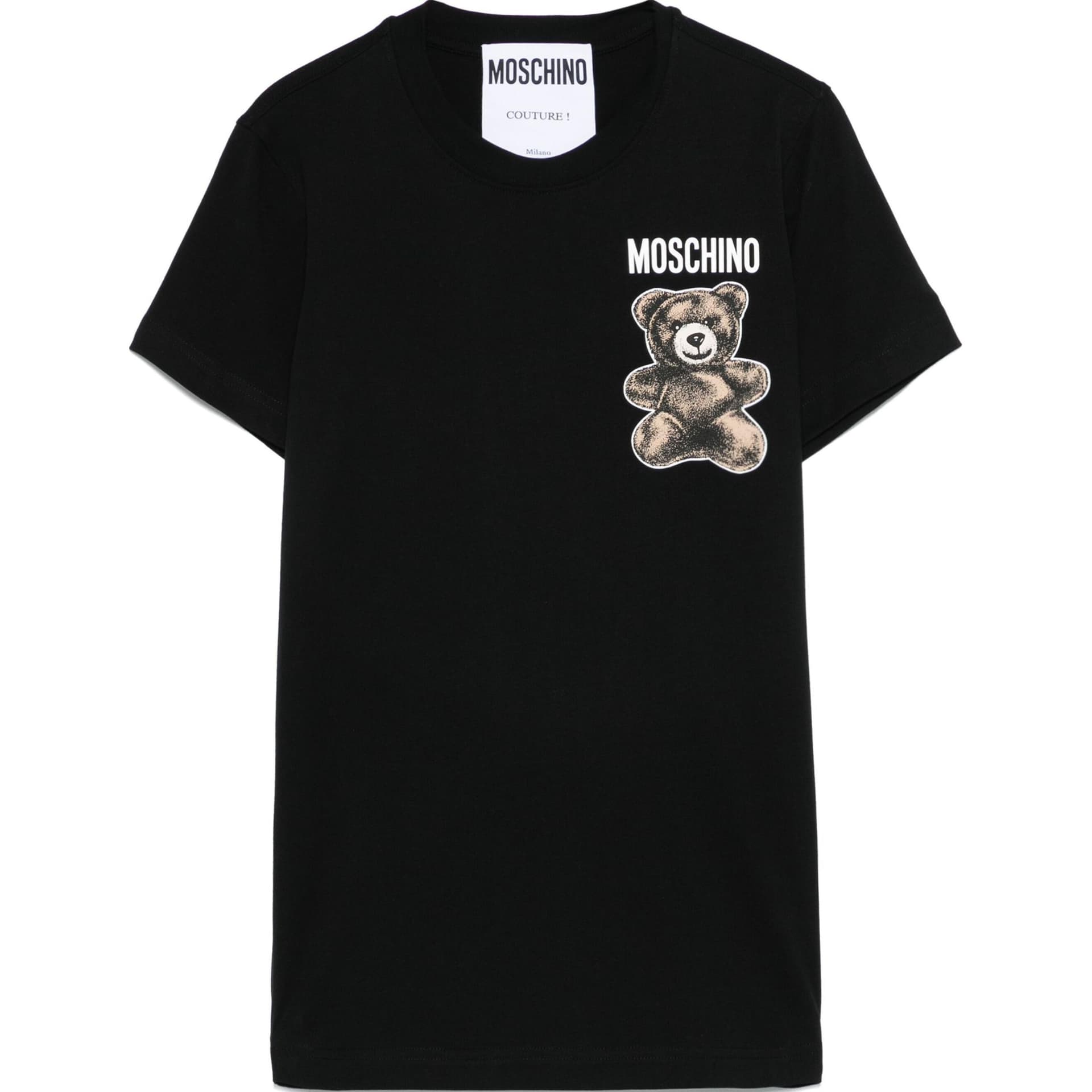 Футболка MOSCHINO Черные Женские Футболки - изображение 1