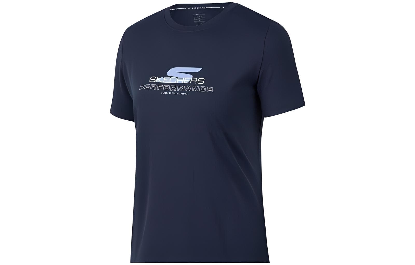 Футболка Skechers Sports Collection T-Shirt Женская Морской Синий - изображение 1
