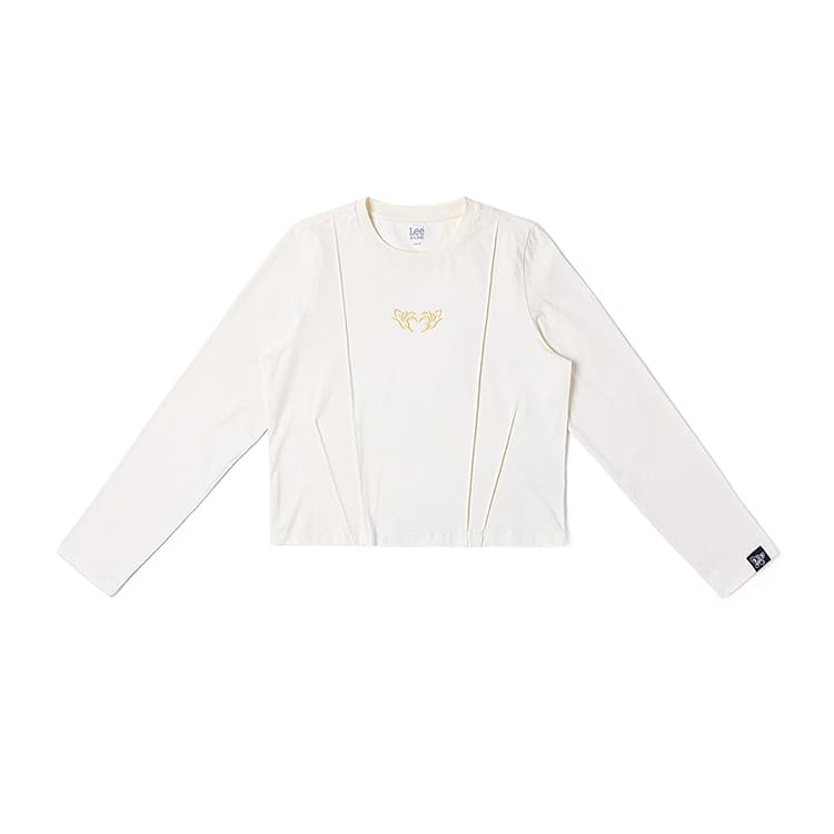 Футболка Lee SS25 Standard (Стандартная) T-Рубашка Женская Экрю - изображение 1