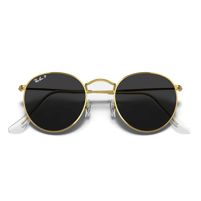 Солнцезащитные очки RayBan Металлические Круглые Солнцезащитные Очки Унисекс Золото - изображение 4