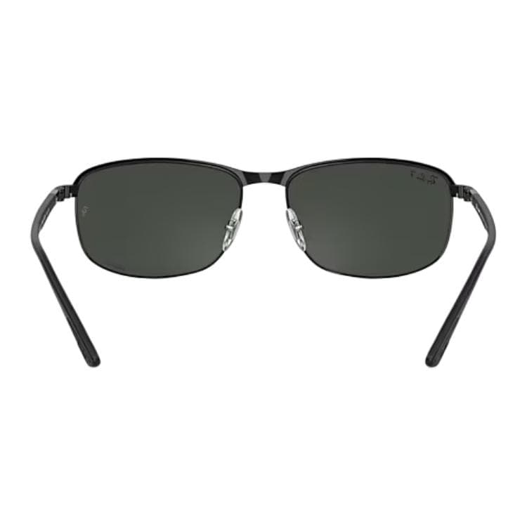 Солнцезащитные очки RayBan Металлические Квадратные Солнцезащитные Очки Унисекс Черные - изображение 5