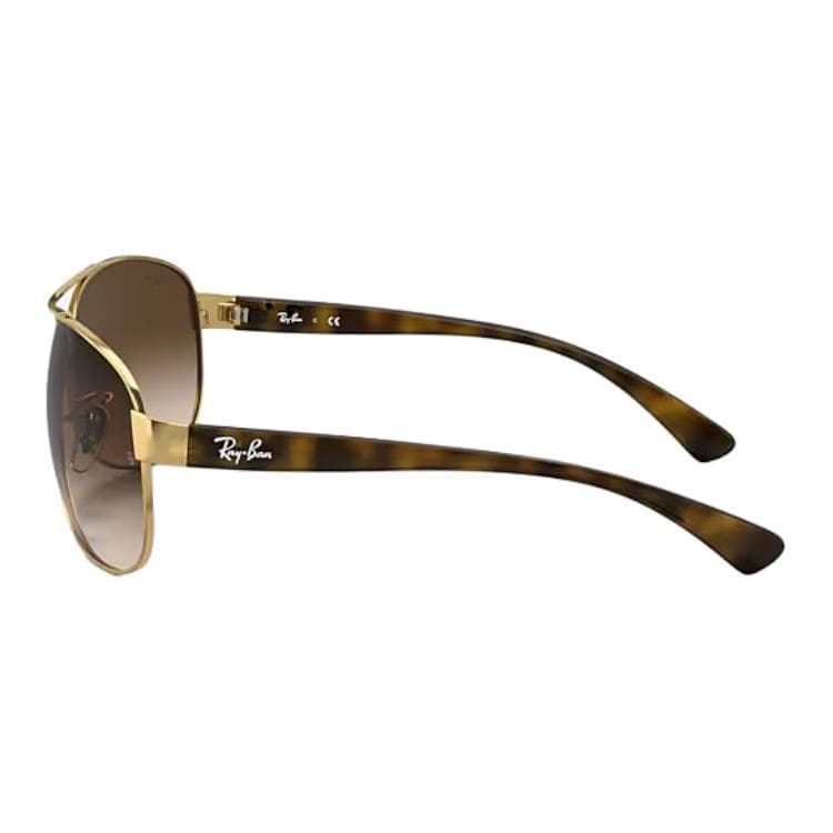 Солнцезащитные очки RayBan Стальные Авиатор Солнцезащитные очки Унисекс Коричневые - изображение 4
