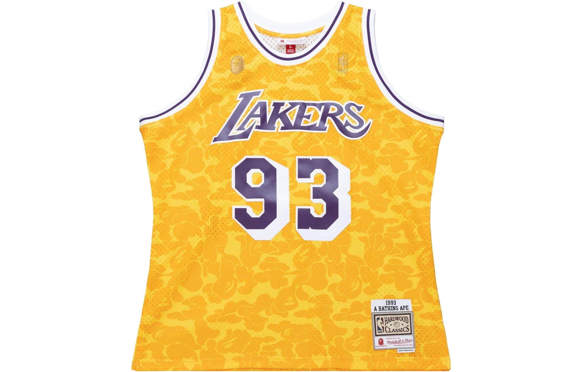 Баскетбольная майка Mitchell Ness x BAPE - изображение 1