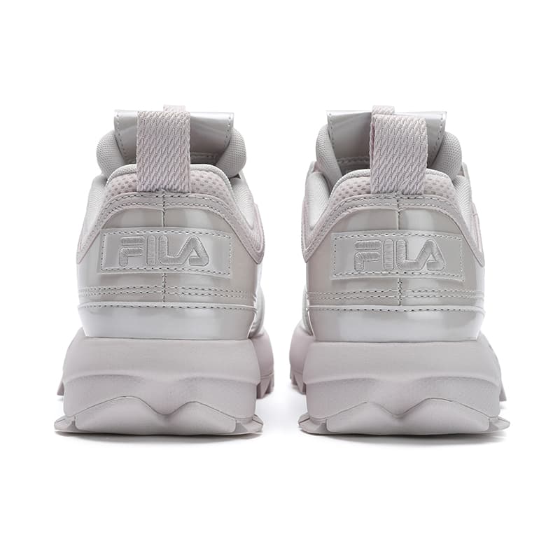 Кроссовки FILA Disruptor 2 Low Топ Повседневная обувь Женская Светло-Серый - изображение 4