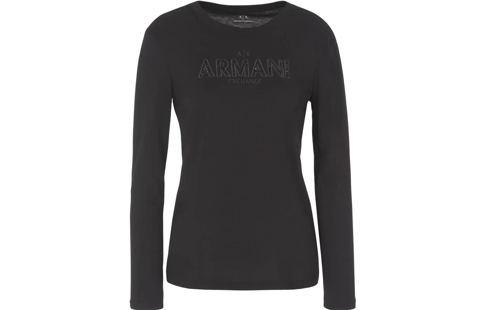 Футболка ARMANI EXCHANGEAE T Рубашка Женская Черная - изображение 1