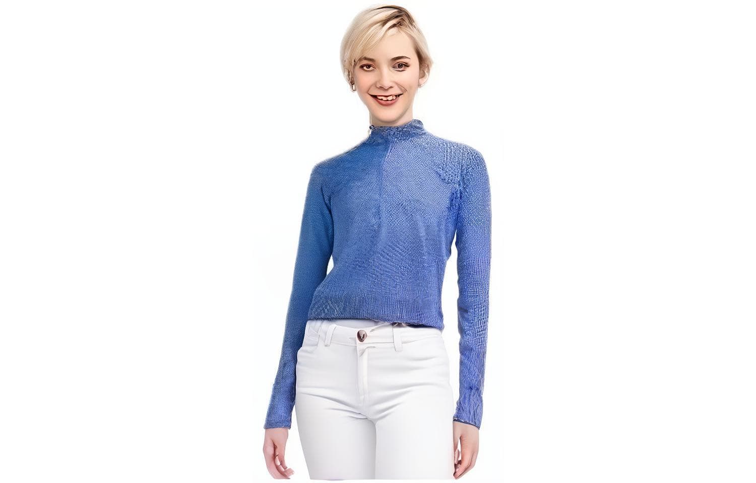 Футболка lululemon Rest Less Cropped 12 Zip T - изображение 1
