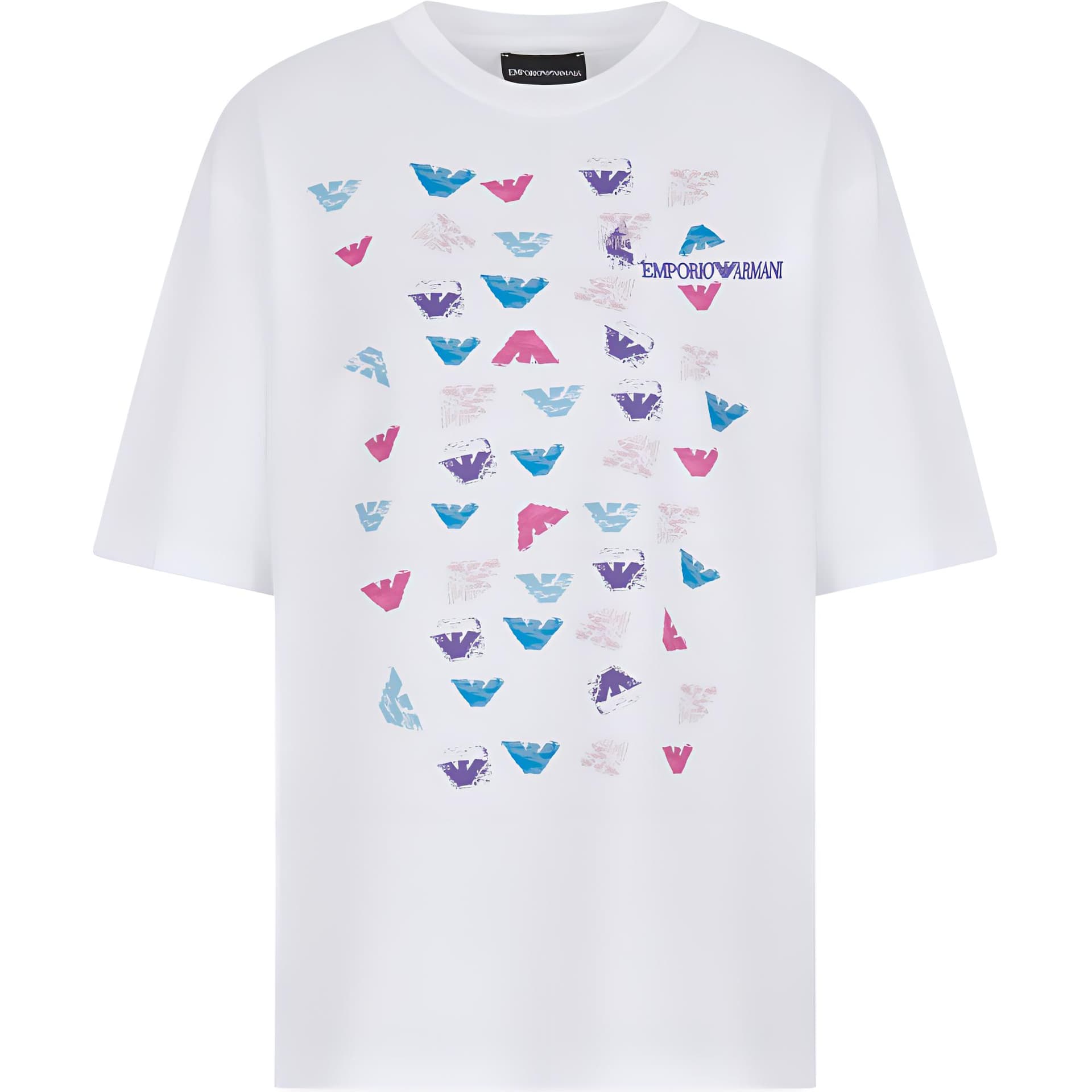 Футболка Emporio Armani T-рубашка женская белая - изображение 1