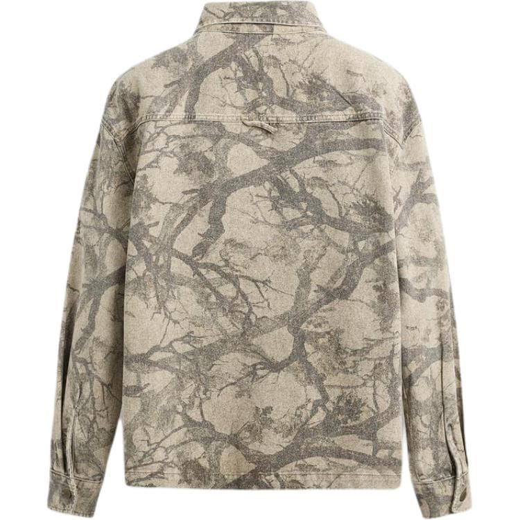 Куртка ZARA Abstract Print Jacket Brown - изображение 2