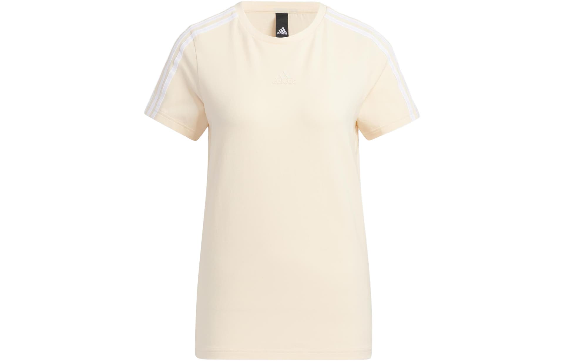 Футболка Adidas T-Shirt Женская Бежевая Желтая - изображение 1
