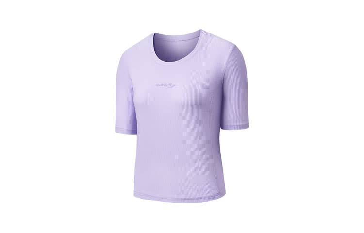 Футболка Saucony T Рубашка Женская Светло-фиолетовая - изображение 1