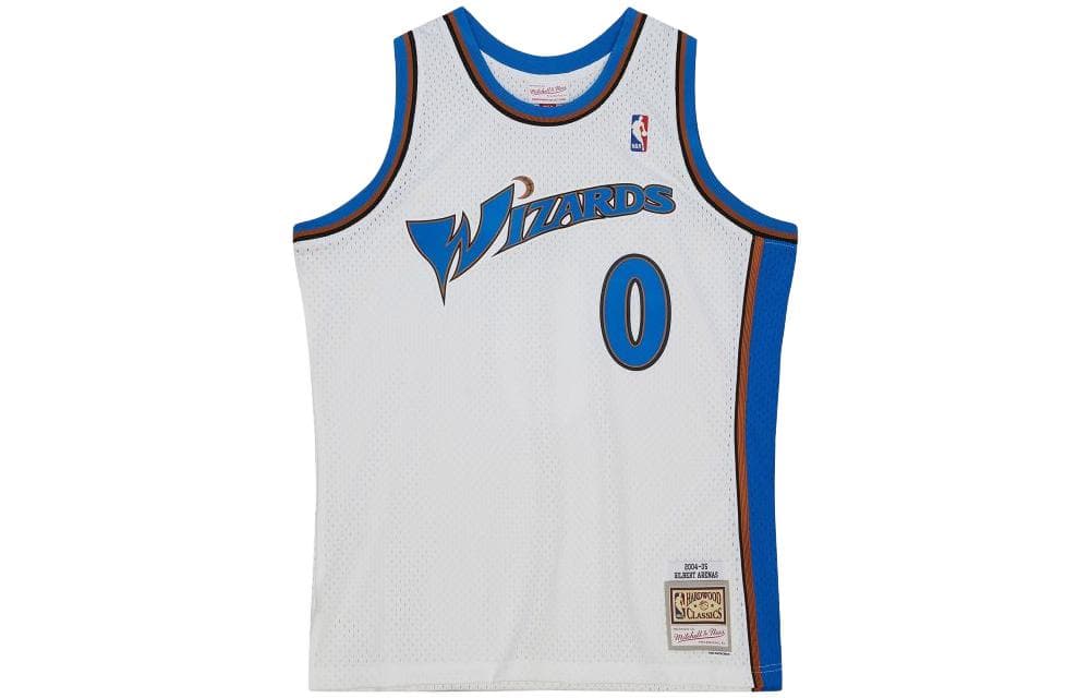 Баскетбольная майка Mitchell Ness Swingman Gilbert Arenas Washington Wizards White 2004-05 Jersey - изображение 1