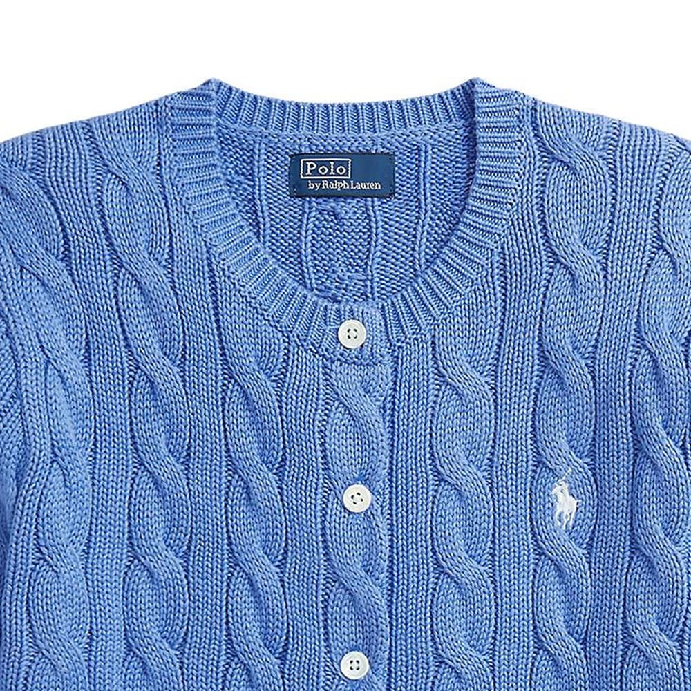 Кофта Polo Ralph Lauren Трикотаж Облегающий Женский Синий - изображение 3