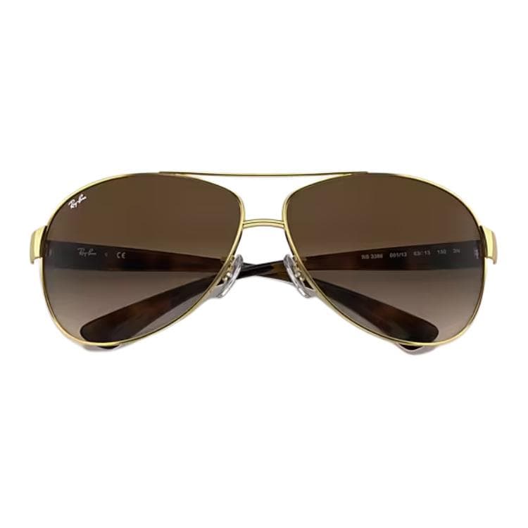 Солнцезащитные очки RayBan Стальные Авиатор Солнцезащитные очки Унисекс Коричневые - изображение 3