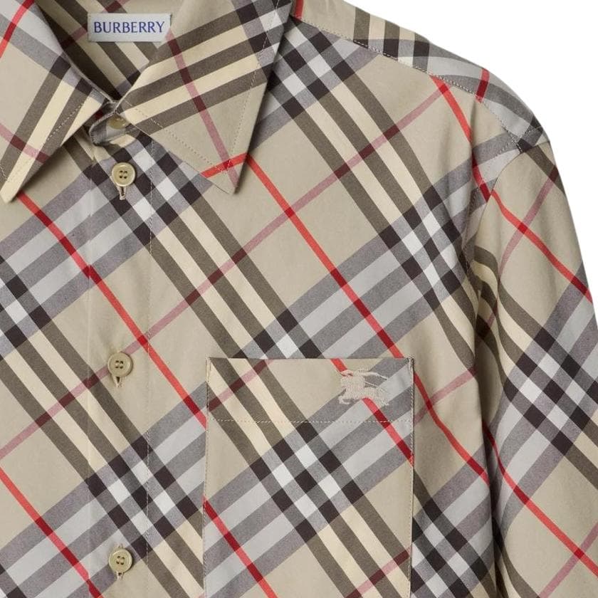 Блузка Burberry Хаки Женские Рубашки - изображение 2
