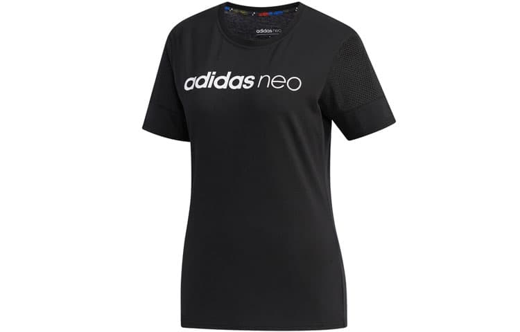 Футболка Adidas Neo Standard (Стандартная) T-Shirt Женская Черная - изображение 1