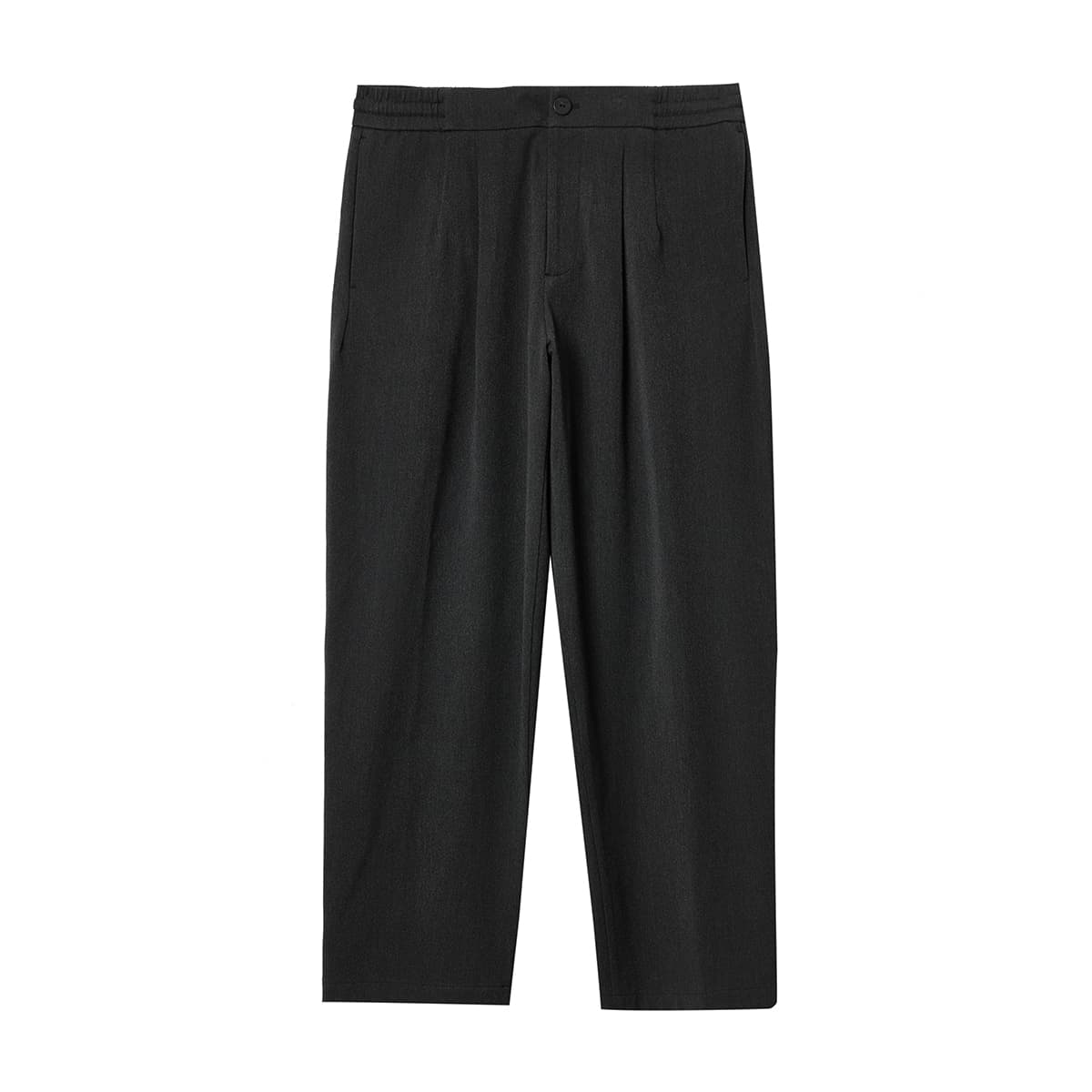 Штаны JACK&JONES Модный универсальный свободный крой повседневные брюки с регулируемым поясом и карманами G04 темно-серый - изображение 1