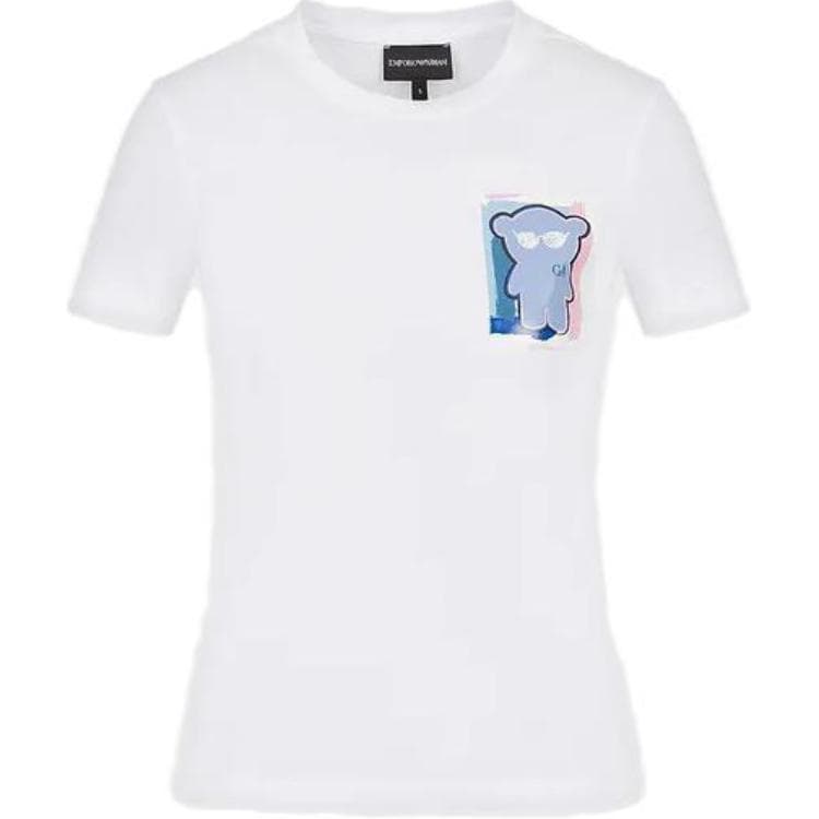 Футболка EMPORIO ARMANI SS23 T Рубашка Женская Белая - изображение 1