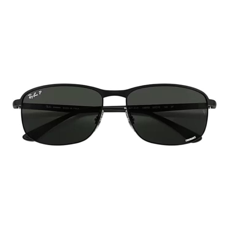 Солнцезащитные очки RayBan Металлические Квадратные Солнцезащитные Очки Унисекс Черные - изображение 4
